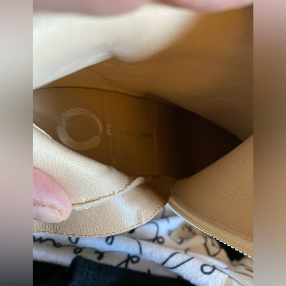 NWT mid calf boots size 6 has1.5 inches heels man made leather - Picture 10 of 11